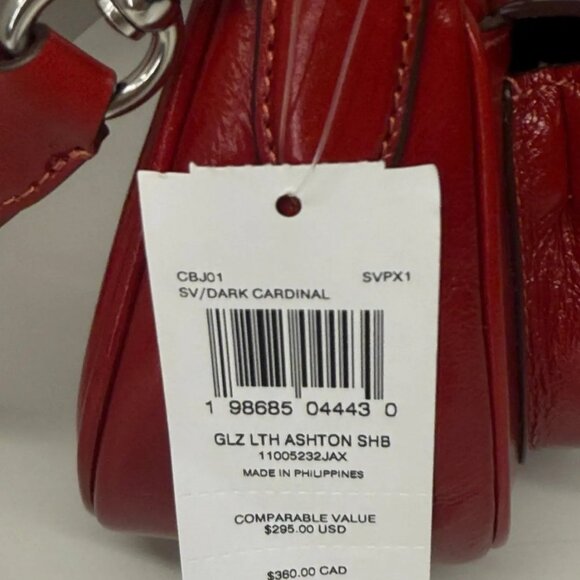 Red Coach Ashton Baguette - Picture 3 of 3